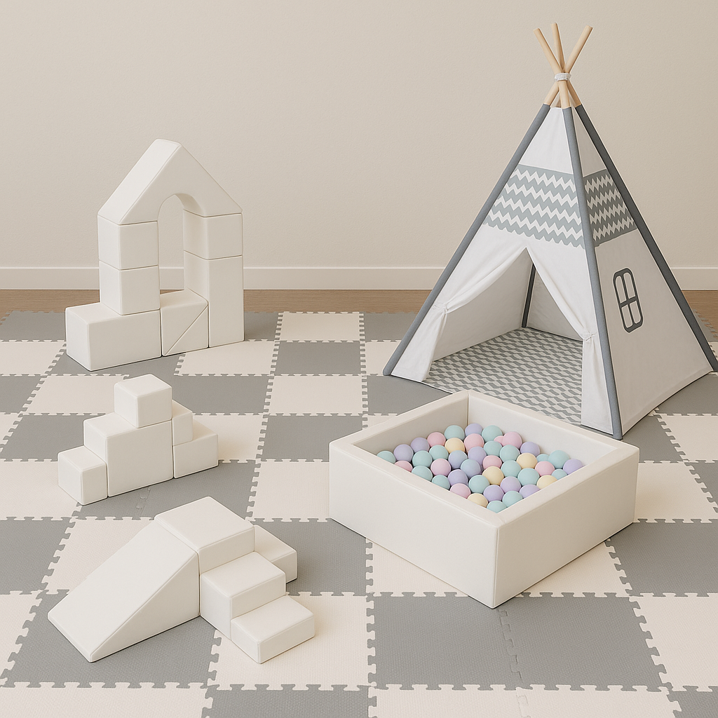 AI Generated Representation of Supplied Soft Play